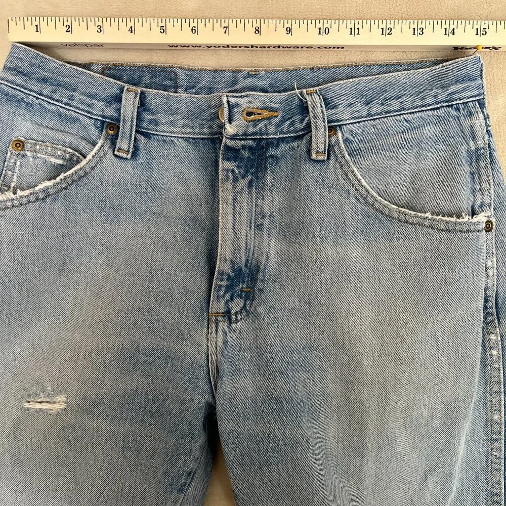Wrangler Hero authentic jeans, light wash, visibly distressed 30x27 - Picture 7 of 8